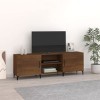 VEEKI Meuble TV, Meuble TV Suspendu, Meuble TV Industriel, Meuble TV Bois, Meuble Chambre, Convient pour Salon ou Chambre, ch