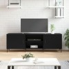 VEEKI Meuble TV, Meuble TV Suspendu, Meuble TV Industriel, Meuble TV Bois, Meuble Chambre, Convient pour Salon ou Chambre, No
