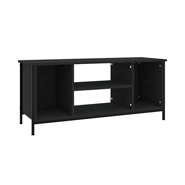 vidaXL Meuble TV chêne fumé 102x35x45 cm Bois dingénierie