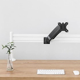 KIMEX Kit Rail de Fixation Slatwall + 2 Pieds de Table + Support PC