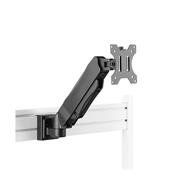 KIMEX Kit Rail de Fixation Slatwall + 2 Pieds de Table + Support PC