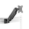 KIMEX Kit Rail de Fixation Slatwall + 2 Pieds de Table + Support PC