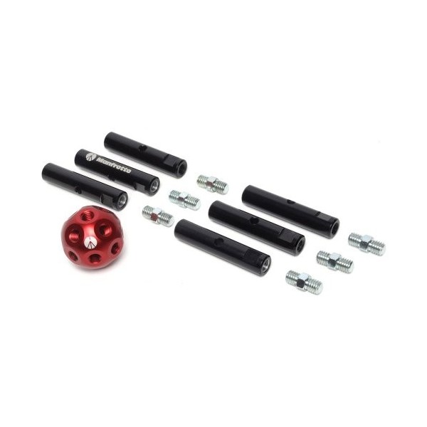 Manfrotto MSY0580A Kit Dado avec 6 tiges pour éclairage photographique et matériel de préhension