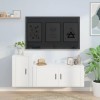 VEEKI Meuble TV, Meuble TV Suspendu, Meuble TV Industriel, Meuble TV Bois, Meuble Chambre, Convient pour Salon ou Chambre, En