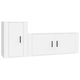 VEEKI Meuble TV, Meuble TV Suspendu, Meuble TV Industriel, Meuble TV Bois, Meuble Chambre, Convient pour Salon ou Chambre, En