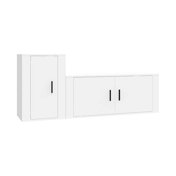 VEEKI Meuble TV, Meuble TV Suspendu, Meuble TV Industriel, Meuble TV Bois, Meuble Chambre, Convient pour Salon ou Chambre, En