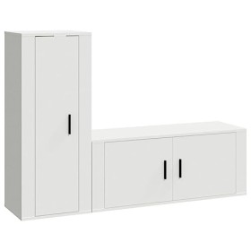 VEEKI Meuble TV, Meuble TV Suspendu, Meuble TV Industriel, Meuble TV Bois, Meuble Chambre, Convient pour Salon ou Chambre, En