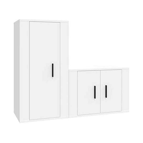 VEEKI Meuble TV, Meuble TV Suspendu, Meuble TV Industriel, Meuble TV Bois, Meuble Chambre, Convient pour Salon ou Chambre, En