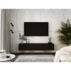 3E 3xE living.com Meuble TV Suspendu, D: L: 170 cm, H : 34 cm, P : 32 cm. Rangement TV, Meuble TV Mural, Table TV, Meuble Tel