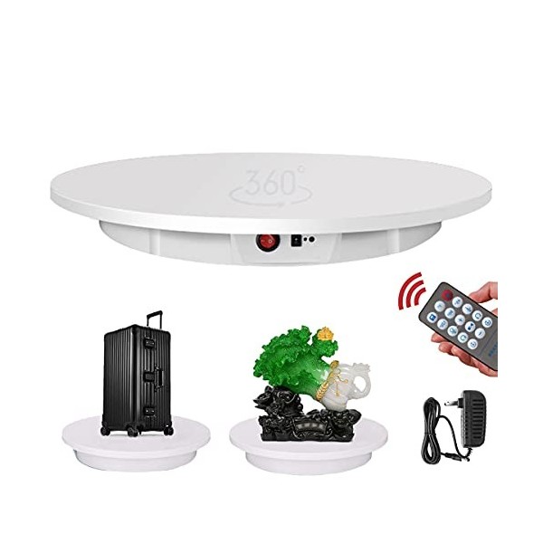 RCBDBSM Plateau Tournant électrique Professionnel à 360 Degrés pour La Photographie, Télécommande, Fonctionnement Pratique, I