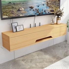 sous TV, Armoire Flottante, Meuble De Rangement De Bureau pour La Maison Meuble TV Flottant avec Armoire Étagère TV Murale C
