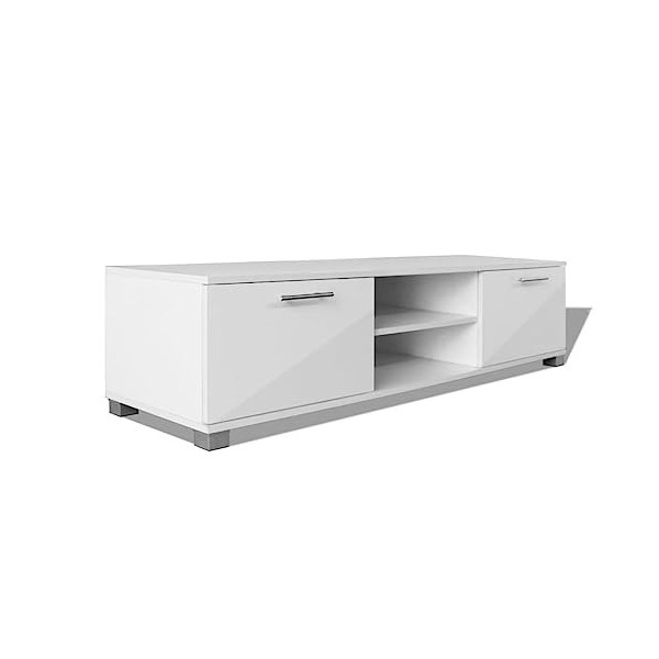 Meuble TV,Meuble TV Bas Table TV Support de Télévision en Bois pour Salon Chambre Salle à Manger,Support pour Téléviseur Jusq