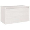 Générique Meubles TV 3 pcs Blanc Bois Massif de pin,18.35 KG,3100130, Meubles, Meubles TV