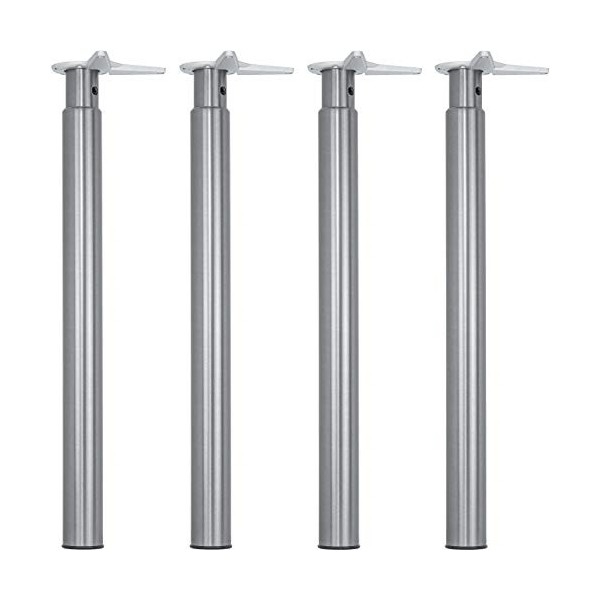 Gedotec Barre pour Dessus de Table en Bois | Ferrure dalignement avec rallonge - Longueur : 1070 mm | Barre en Aluminium ano