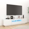 Générique Meuble TV avec lumières LED Blanc Brillant 180x35x40 cm,36.85 KG,3081903, Meubles, Meubles TV