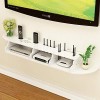 Routeur Wi-Fi Set top box Étagère de stockage multimédia Étagère TV murale Étagère murale Étagère flottante console TV meuble