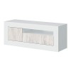 Loungitude - Meuble TV Design 3 portes L139 cm - Blanc