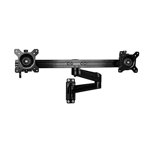 StarTech.com Support mural pour deux écrans - Bras articulés ARMDUALWALL 