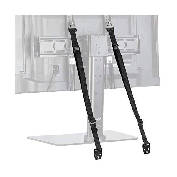 TV anti-basculement Heavy Duty double câble non qui Bascule Sangle de sécurité kit pour écran plat et les meubles de montage 