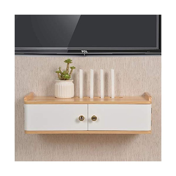 Étagère flottante Étagère murale pour meuble de télévision Étagère murale pour meuble de télévision Contexte de décoration mu