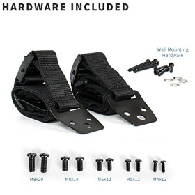 TV anti-basculement Heavy Duty double câble non qui Bascule Sangle de sécurité kit pour écran plat et les meubles de montage 