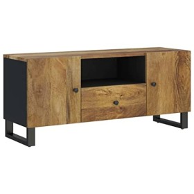 Générique Meuble TV 105x33,5x46 cm Bois de manguier et dingénierie,22 KG,351961, Meubles, Meubles TV