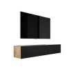 3E 3xE living.com Meuble TV Suspendu, D: L: 170 cm, H : 34 cm, P : 32 cm. Rangement TV, Meuble TV Mural, Table TV, Meuble Tel