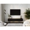 3E 3xE living.com Meuble TV Suspendu, D: L: 170 cm, H : 34 cm, P : 32 cm. Rangement TV, Meuble TV Mural, Table TV, Meuble Tel