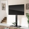 FITUEYES Meuble TV Pied Base en Fer pour écran de 50 à 80 Pouces - Hauteur réglable - Charge maximale : 50 kg - VESA : 800 x 