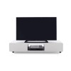 Robas Lund Lowboard Blanc Mat Meuble TV recouvert Mélamine