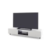 Robas Lund Lowboard Blanc Mat Meuble TV recouvert Mélamine