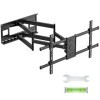 PUTORSEN Support Mural TV Longue Portée 1044 mm , Pivotant et Inclinable pour TV Plat/Incurvé de 43" à 90", Capacité de Poid