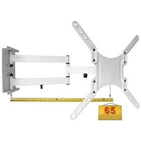 Support Mural Universel pour TV - Inclinaison pivotante - 16-65 Pouces 39,6-165,1 cm - Extensible à 65 cm - Support Mural p