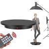 RCBDBSM Photographie à 360° Plateau Tournant Electrique Plate-Forme Tournante Automatique avec Télécommande, pour LAffichage