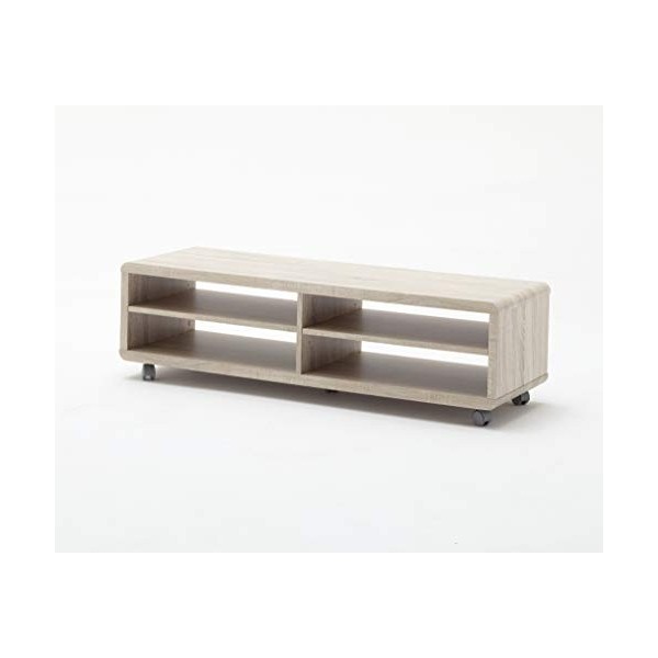 Robas Lund Lowboard Meuble TV Imitation Chêne Sonoma