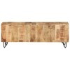 Générique Meuble TV 110x30x40 cm Bois Massif de manguier,18.6 KG,337843, Meubles, Meubles TV