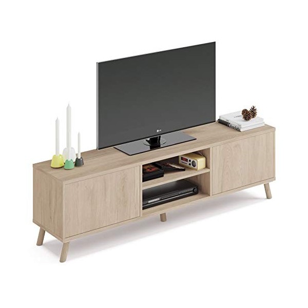 MUEBLES PITARCH Oslo Meuble, Panneaux de Particules et mélanine de Haute densité, Aurore, Mueble TV