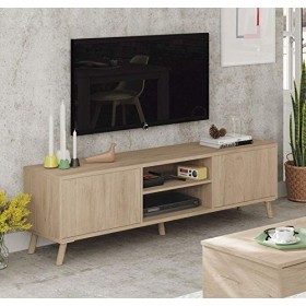 MUEBLES PITARCH Oslo Meuble, Panneaux de Particules et mélanine de Haute densité, Aurore, Mueble TV
