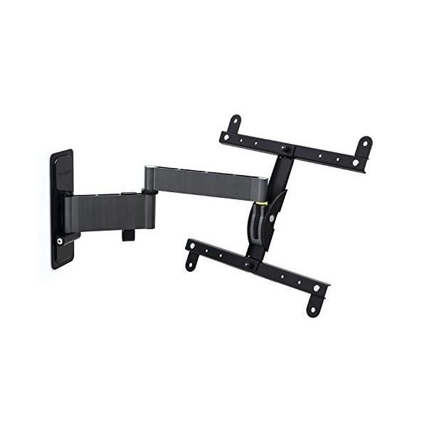 Erard 048340&nbsp;Support pour TV, métal, Noir, 53.8&nbsp;x 9.7&nbsp;x 29&nbsp;cm