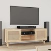 VEEKI Meuble TV, Meuble TV Suspendu, Meuble TV Industriel, Meuble TV Bois, Meuble Chambre, Convient pour Salon ou Chambre, Ma