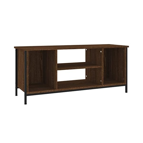 WREWING Meuble TV,Support pour Téléviseur Jusqu’à 50-80 Pouces,Table Télé avec Étagères Réglables,Bas Table TV Support de Tél