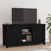 Camerina Meuble TV Noir 103x36,5x52 cm Bois de pin Massif,Meuble TV,Meuble TV Moderne,Meuble de Salon64