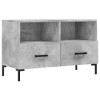 LAPOOH Meuble TV Gris béton 80x36x50 cm Bois dingénierie,Meuble TV,Table Basse Couleurs,Table Basse Salon Meuble TV