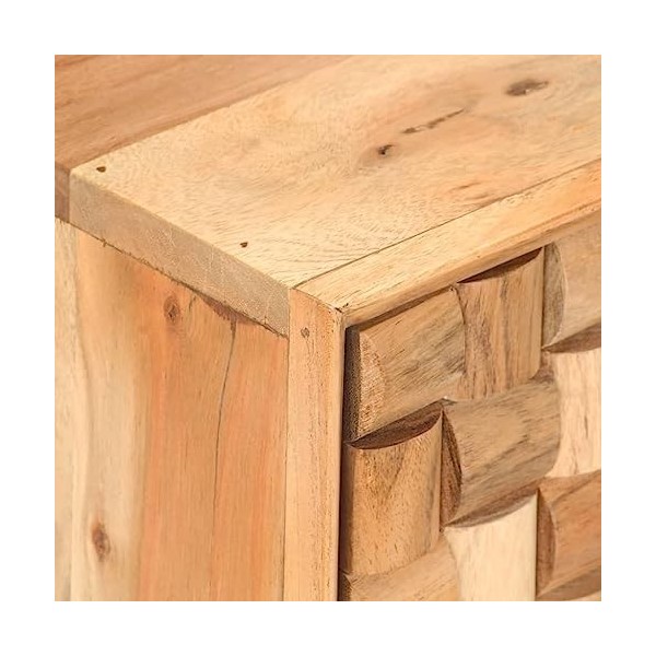 Générique Meuble TV 100x35x40 cm Bois dacacia Massif,19.3 KG,287442, Meubles, Meubles TV