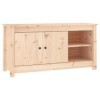 FAMIROSA Meuble TV 103x36,5x52 cm Bois de pin Massif 12.95KG 