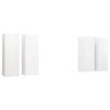 Générique Meubles TV 4 pcs Blanc 30,5x30x90 cm Aggloméré,52 KG,3078741, Meubles, Meubles TV
