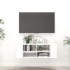 Meuble TV mural en bois Blanc 102 x 35 x 35 cm