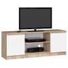 AKORD Meuble TV K-140 | Classique Meuble Télé | Banc Tele | Moderne Mauble Television | H55 x L120 x P40 cm, Poids 30 kg | Co