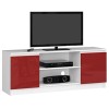 AKORD Meuble TV K-140 | Classique Meuble Télé | Banc Tele | Moderne Mauble Television | H55 x L120 x P40 cm, Poids 30 kg | Co