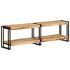 vidaXL Meuble TV 140x30x40 cm Bois Massif de manguier